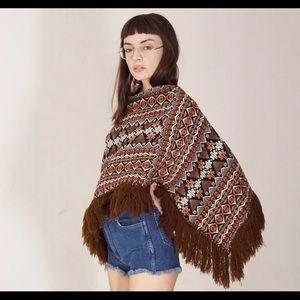 Retro vibes Poncho